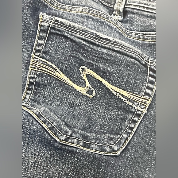 Silver Jeans Aiko Style Dark Blue Denim Boot Cut Women's Jeans Sz 30x35 - Picture 16 of 16